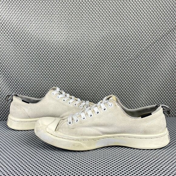 Converse Jack Purcell Shoes Mens 7 Womens 8.5 White Lace Up Low Top Sneakers main image 10